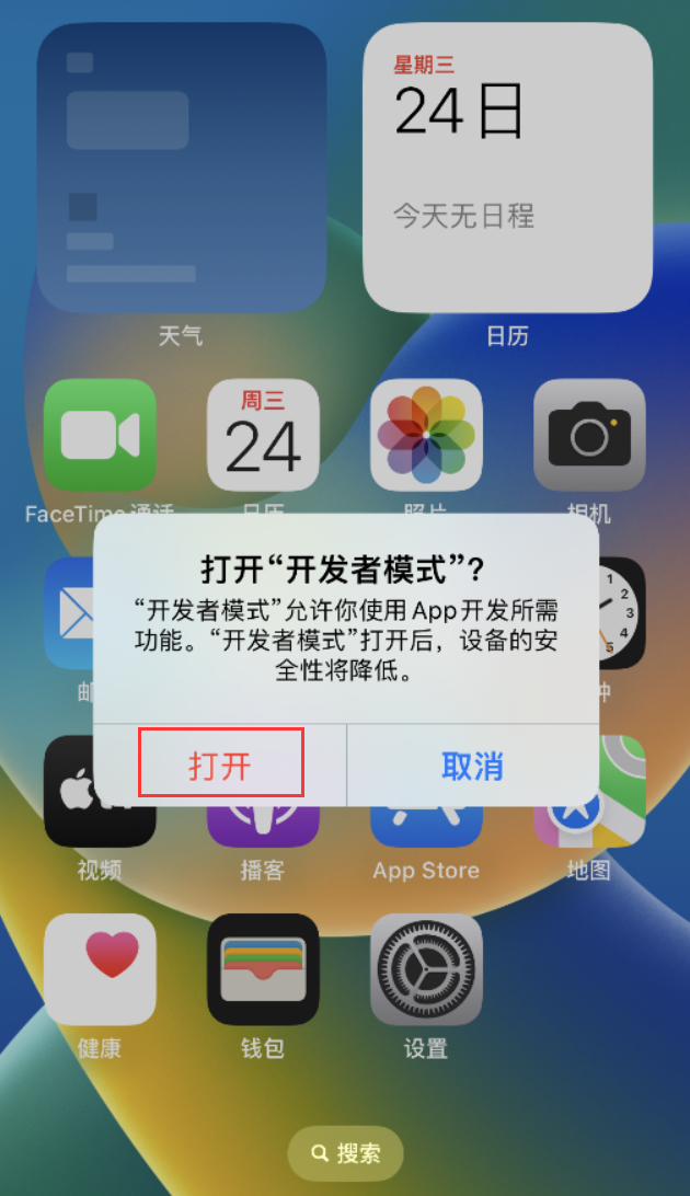 玉溪苹果手机维修分享如何打开开发者模式 